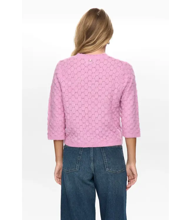 Riette leaf pointelle pull