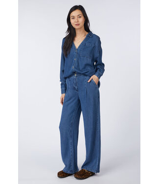 Another Label Moore pleated pants - Denim