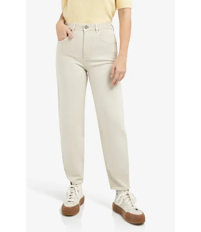 Barrel jeans with back seams