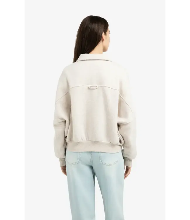 Sweat jacket with pockets