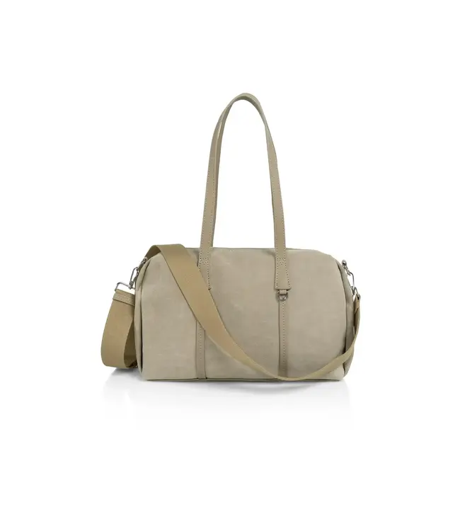 Suede utility bag