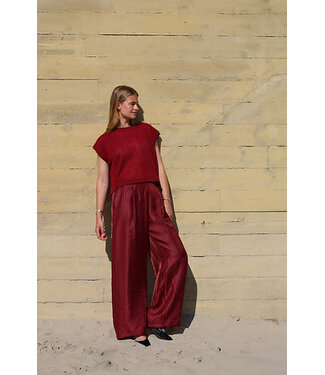 SIL Petal pants - Bordeaux