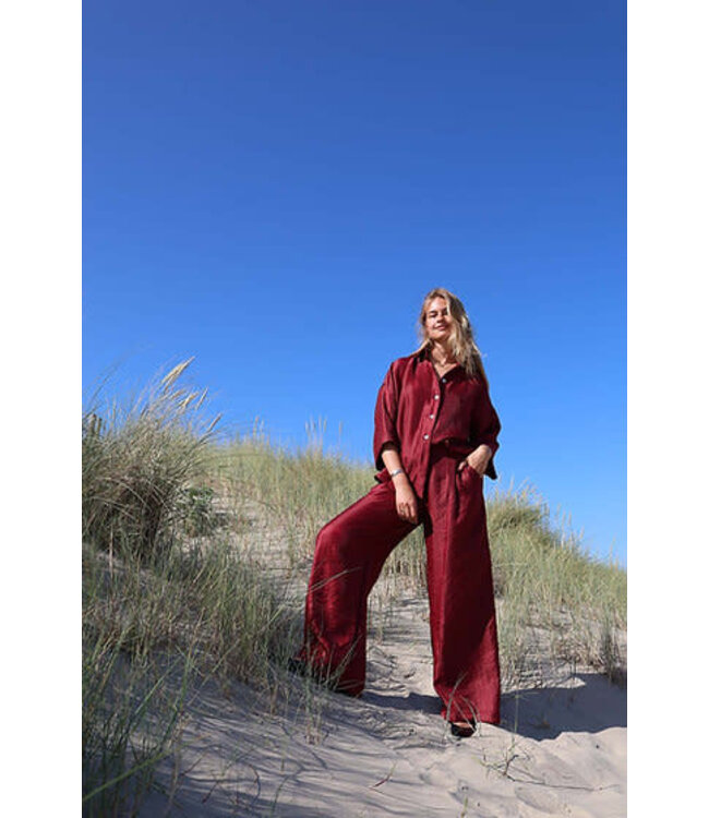 Petal pants - Bordeaux