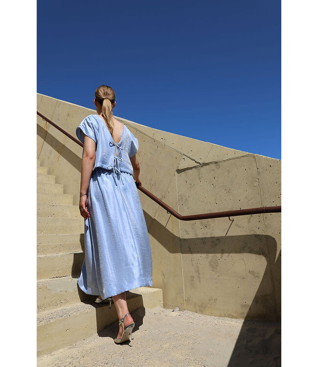 Sari skirt - Sky blue