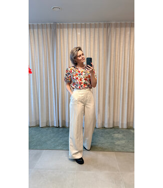 InApril1986 Floral blouse