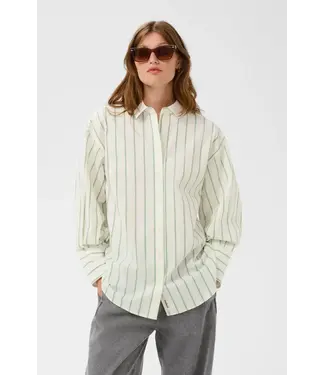 Soaked in Luxury Noelle striped shirt