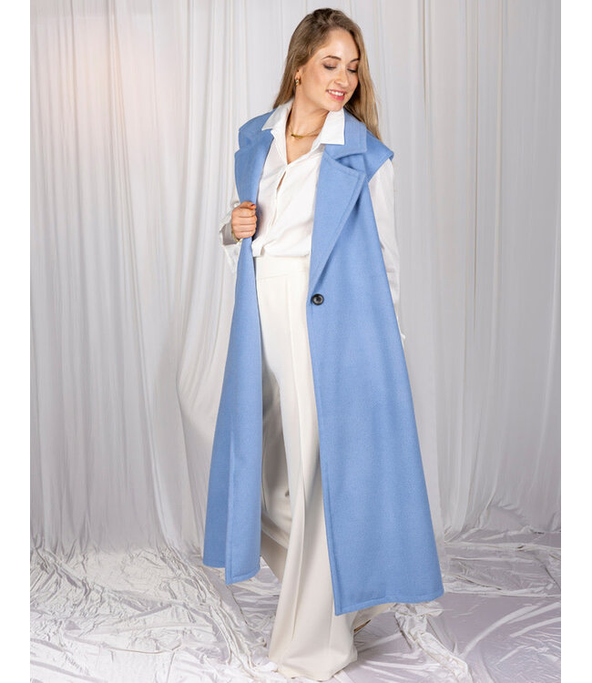 Emma gilet vest - Blauw