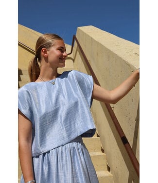SIL Billie top - Sky blue