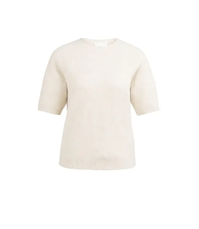 Soft sweater with short sleeve