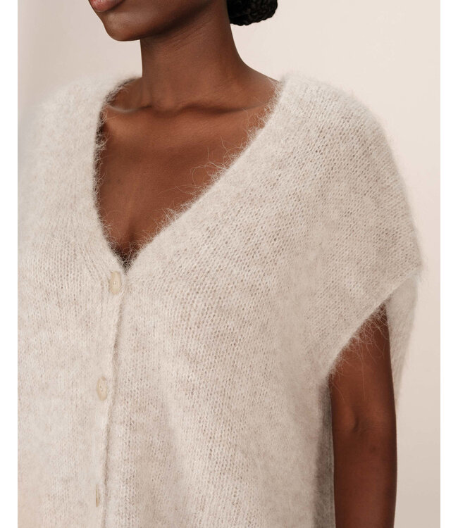 Savant  oversized vest - Greige