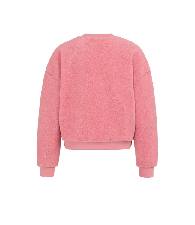 Teddy sweater ribbed trims