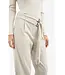 Trousers with double belt