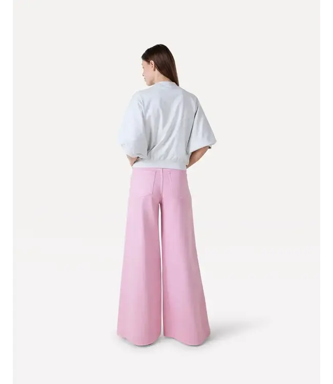 Moore denim wide - pink