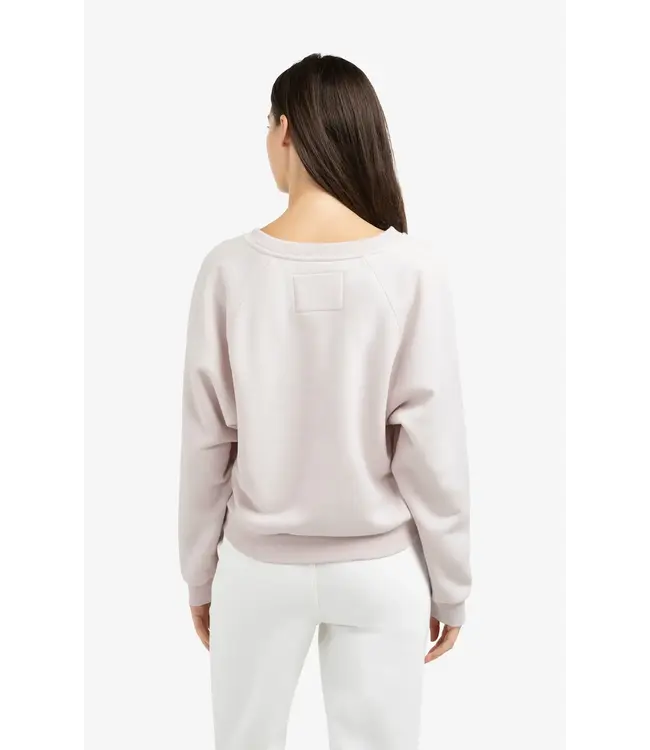 Sweater met V-hals en geribde boorden