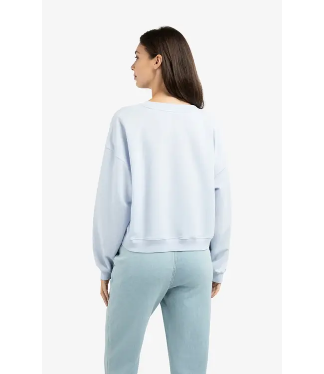 Lichte sweater met ronde hals