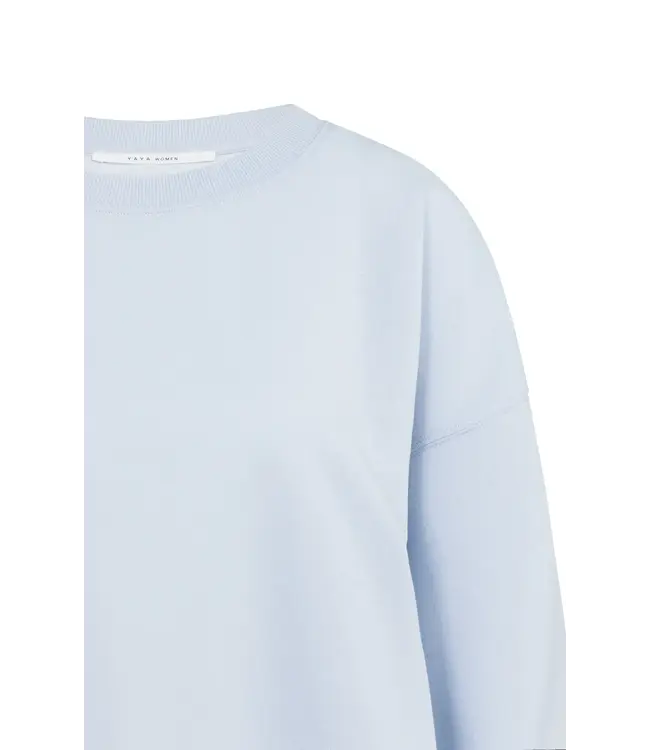 Lichte sweater met ronde hals