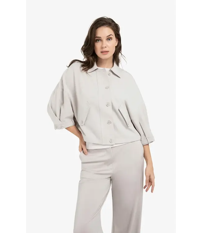 Blousejack met verstelbare tailleband