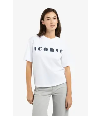 YAYA Boyfriend T-shirt met artwork op de borst