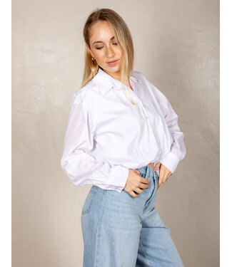 Beau & Lou Axelle blouse - wit
