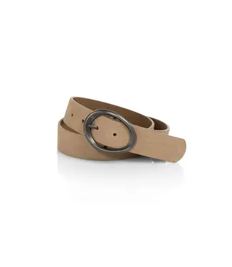 YAYA Thin suede belt