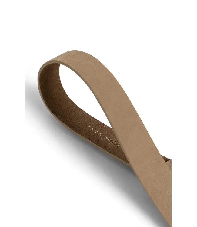 Thin suede belt