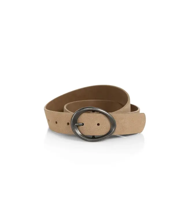 Thin suede belt