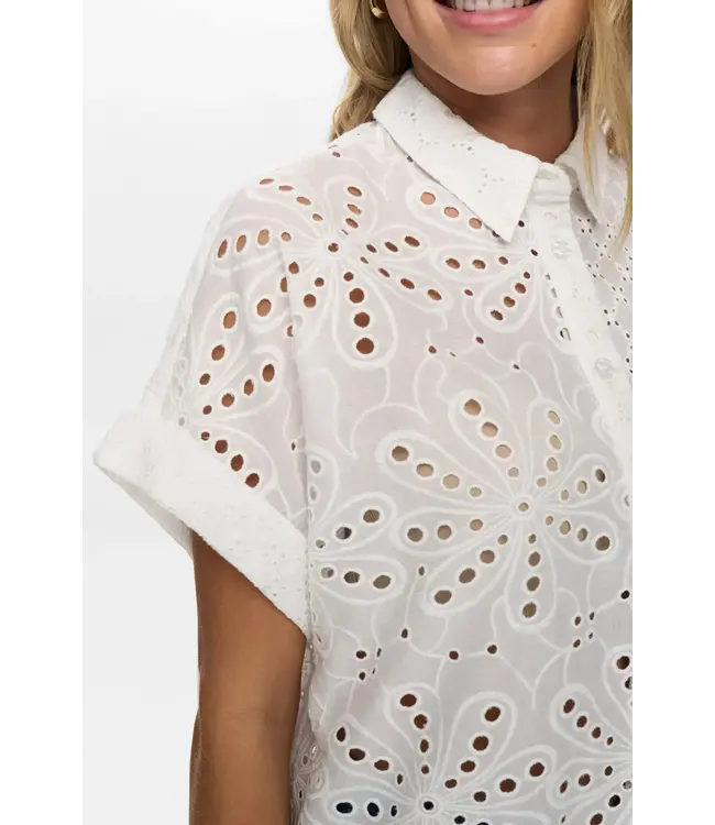 Palma sleeveless shirt - White