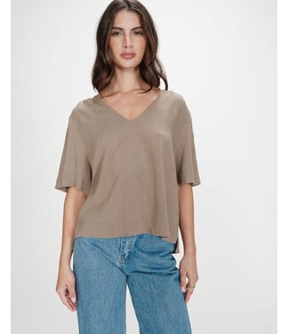 Grace & Mila Violon blouse - Kaki