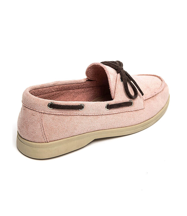 Pink boatshoe