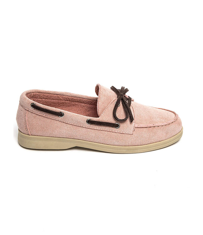 Pink boatshoe
