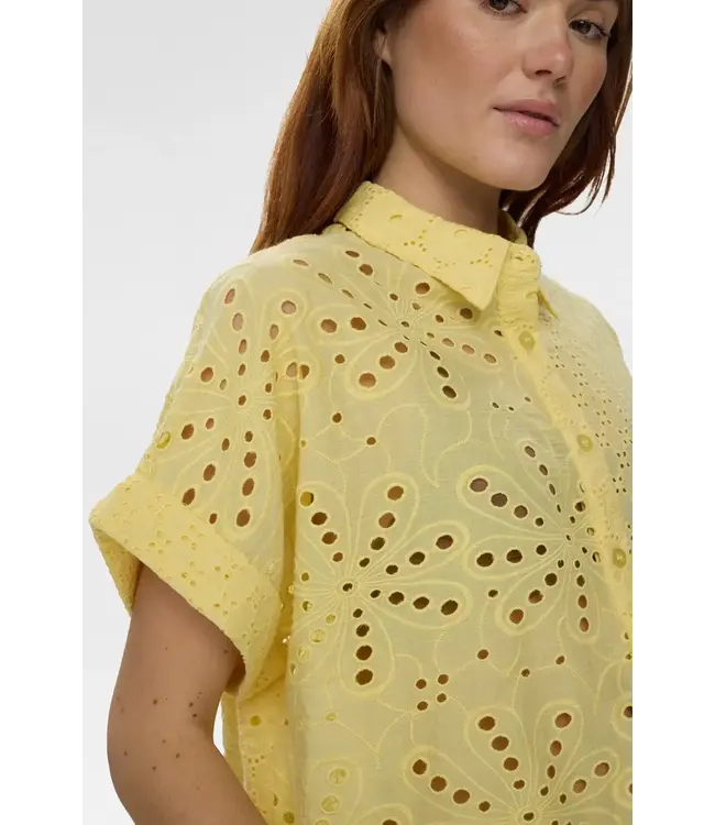 Palma sleeveless shirt - Popcorn