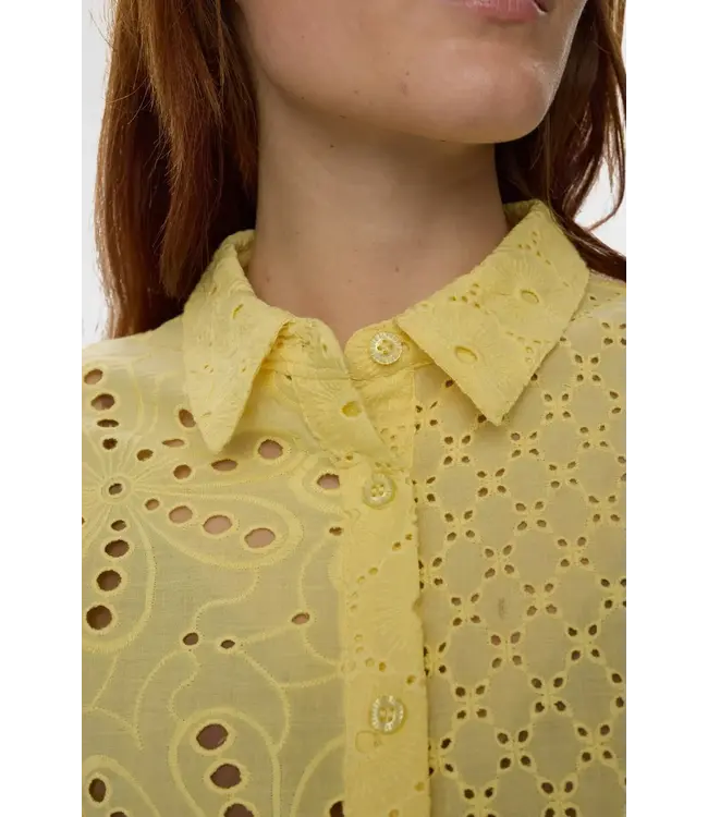 Palma sleeveless shirt - Popcorn