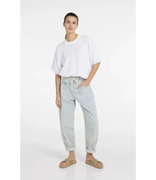 Colored worker denim