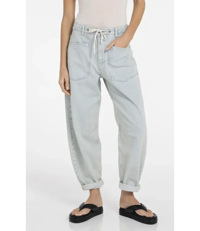 Colored worker denim