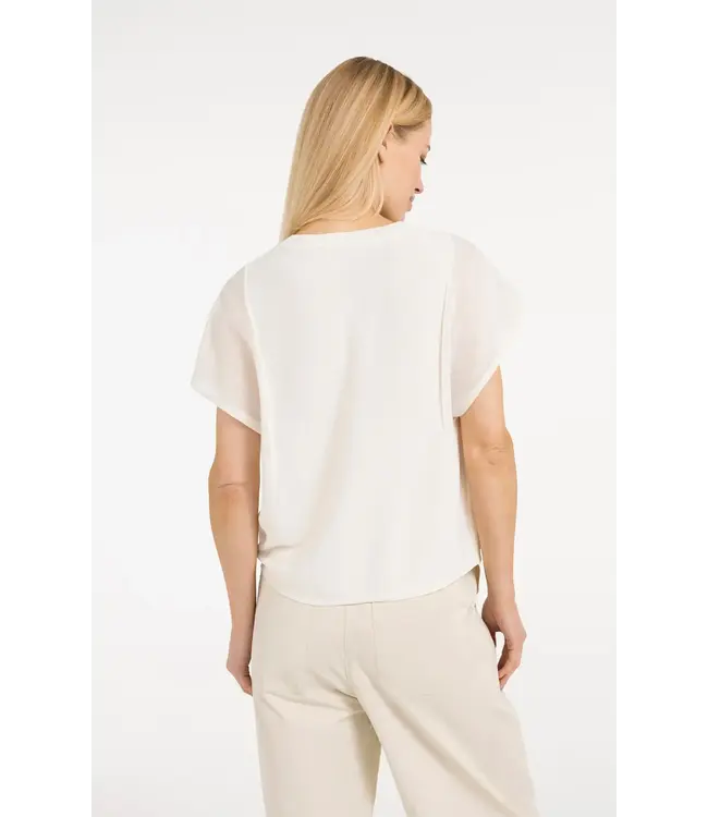 Shirt with transparent short