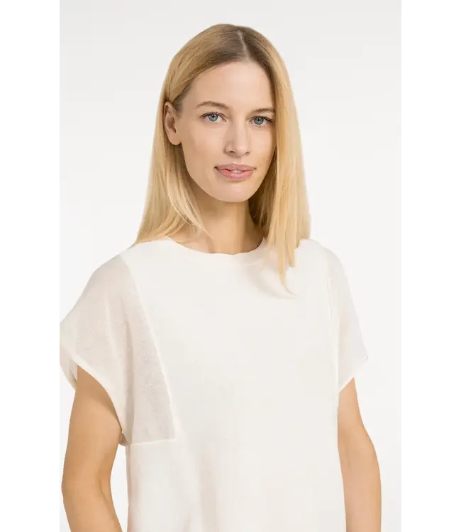 Shirt with transparent short