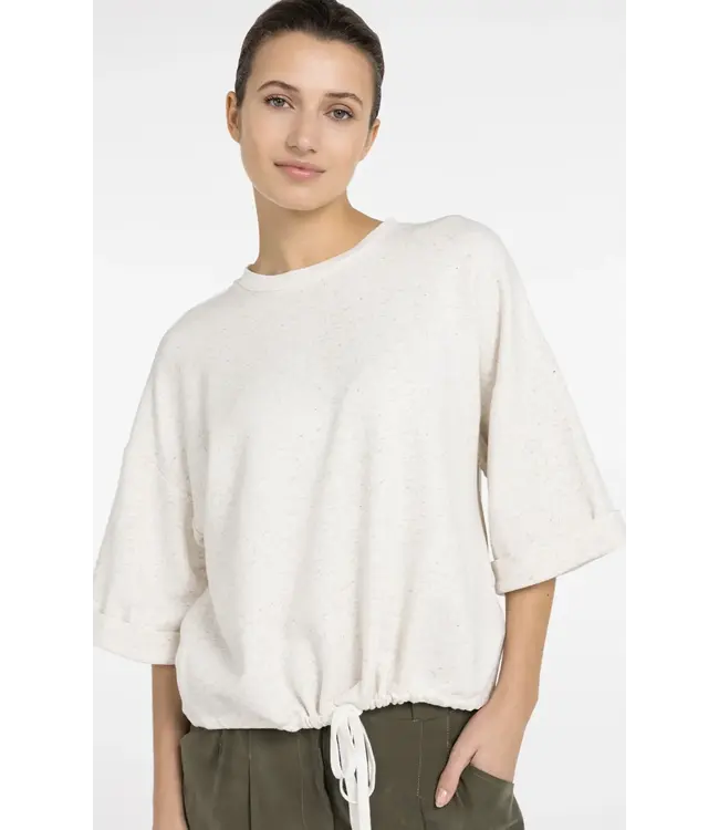 Short sleeve sweatshirt