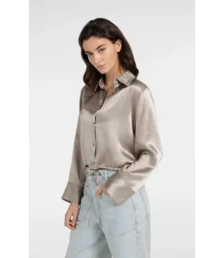 YAYA Crinkle blouse drawstring