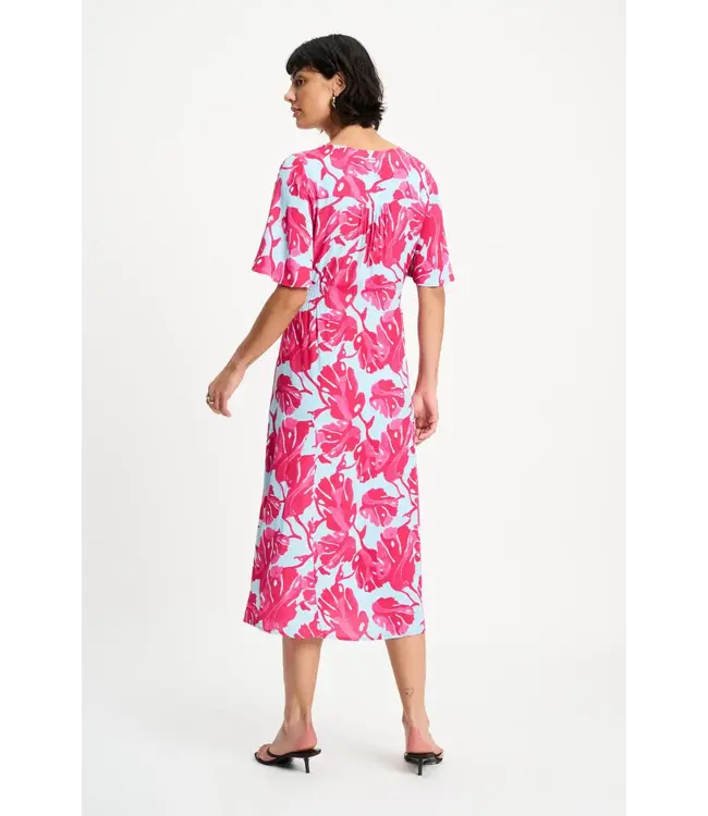 Dress - Urban flora stripe