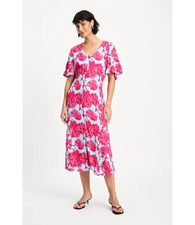 Dress - Urban flora stripe