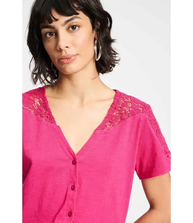 Ellen t-shirt - Fuchsia