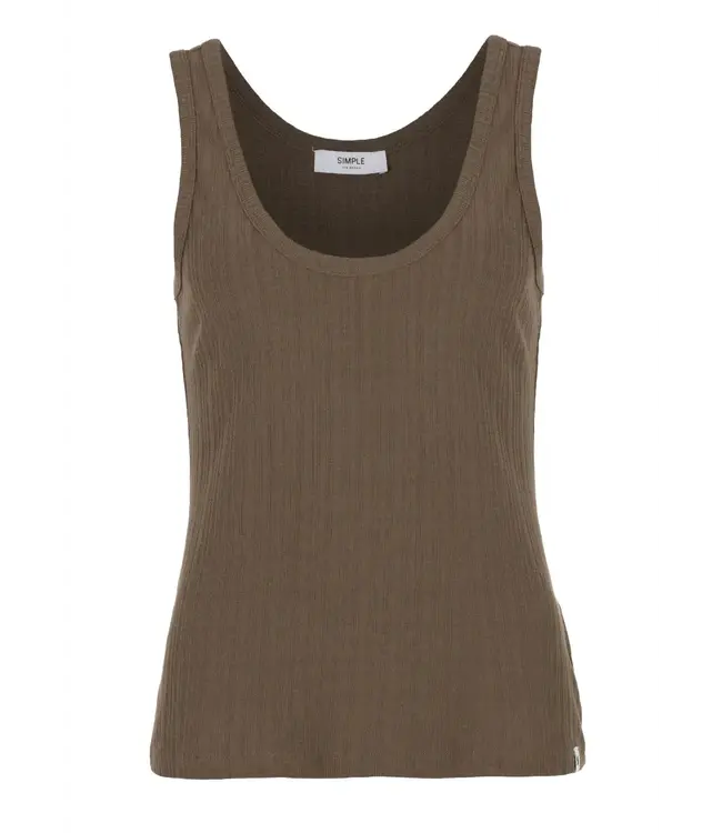 Ribby top - Army green