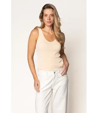 Simple Ribby top - Stone
