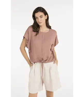 YAYA Flowy knotted top