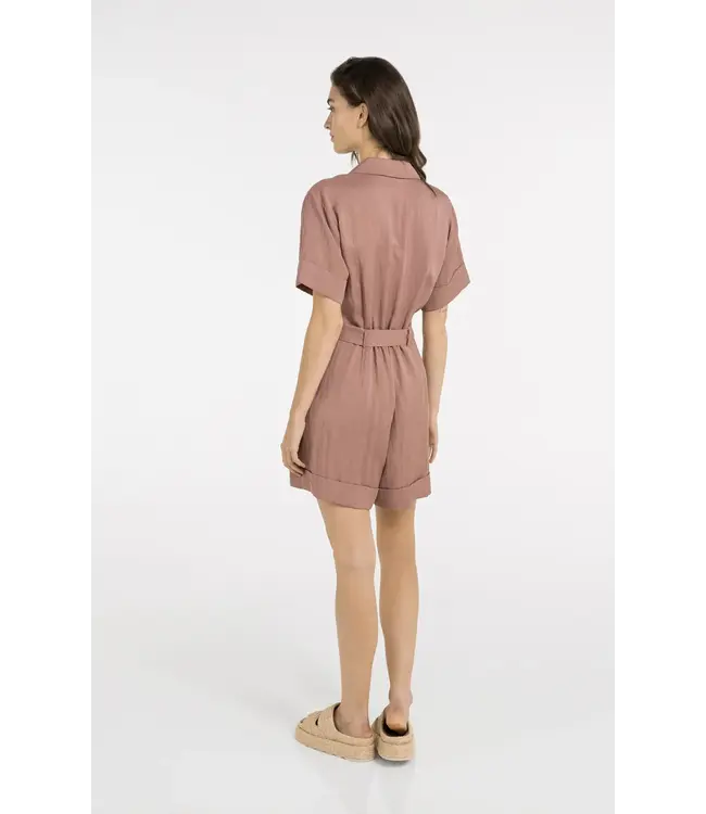 Woven loose fit playsuit