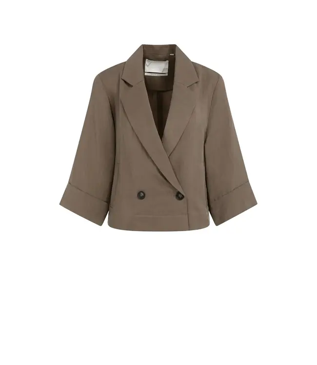 Woven loose fit blazer