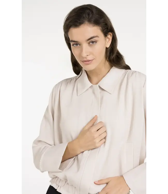 Linen blouse jacket