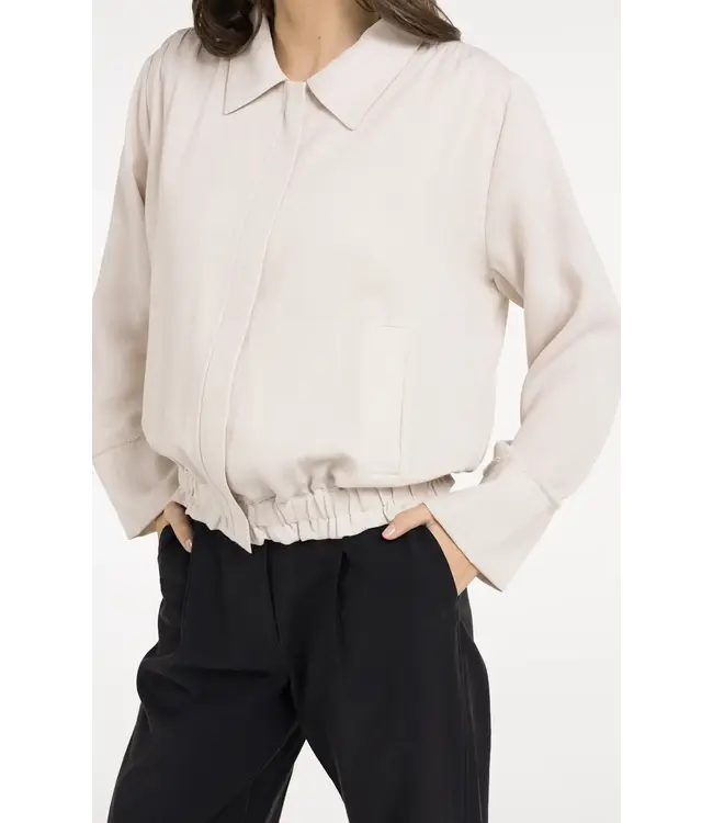 Linen blouse jacket