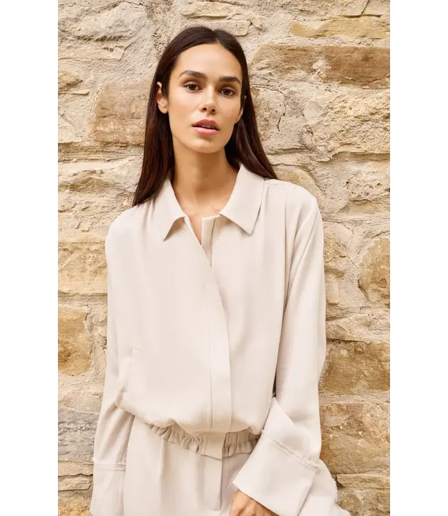 Linen blouse jacket