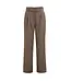 Woven wide leg trousers - Bruin